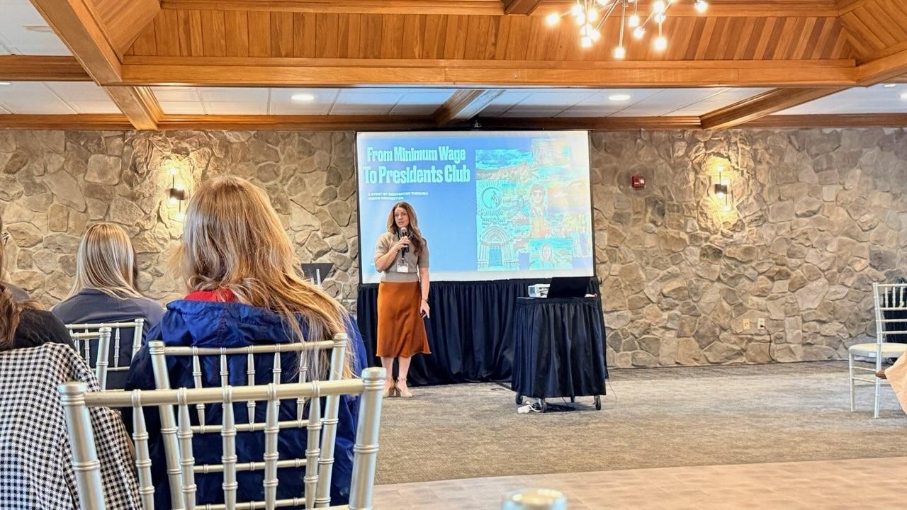 Amy Sivyer speaking at WITCON 2026 in Cleveland